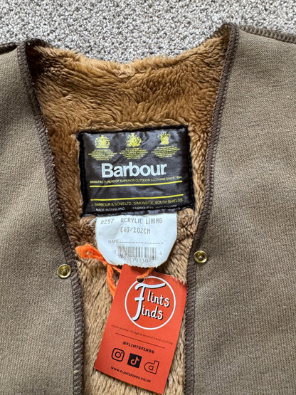 Medium C40/ 102cm Barbour Brown Acrylic Coat Lining