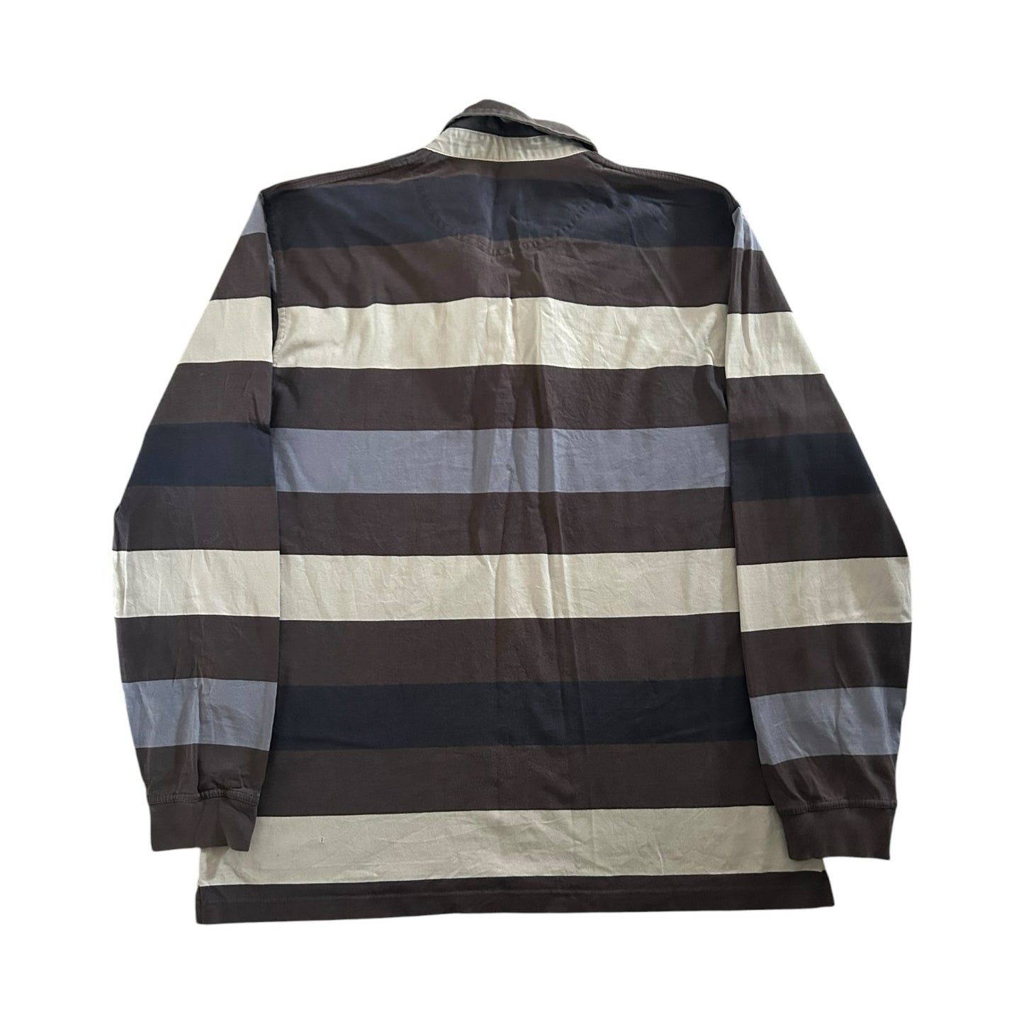 XXL TBS Brown, Blue and Cream Rugby Shirt