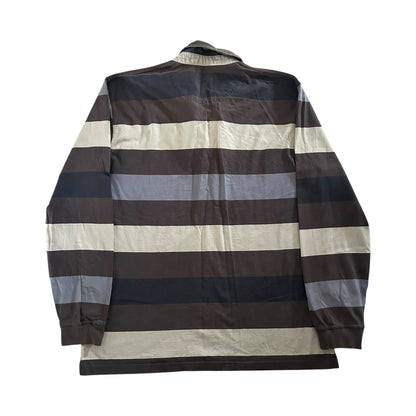 XXL TBS Brown, Blue and Cream Rugby Shirt