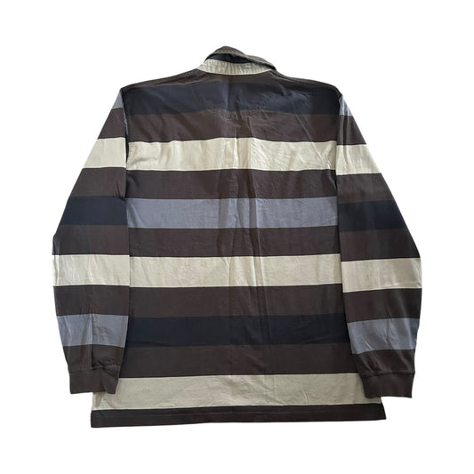 XXL TBS Brown, Blue and Cream Rugby Shirt