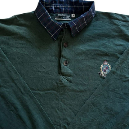 Medium Springfield Green Rugby Shirt