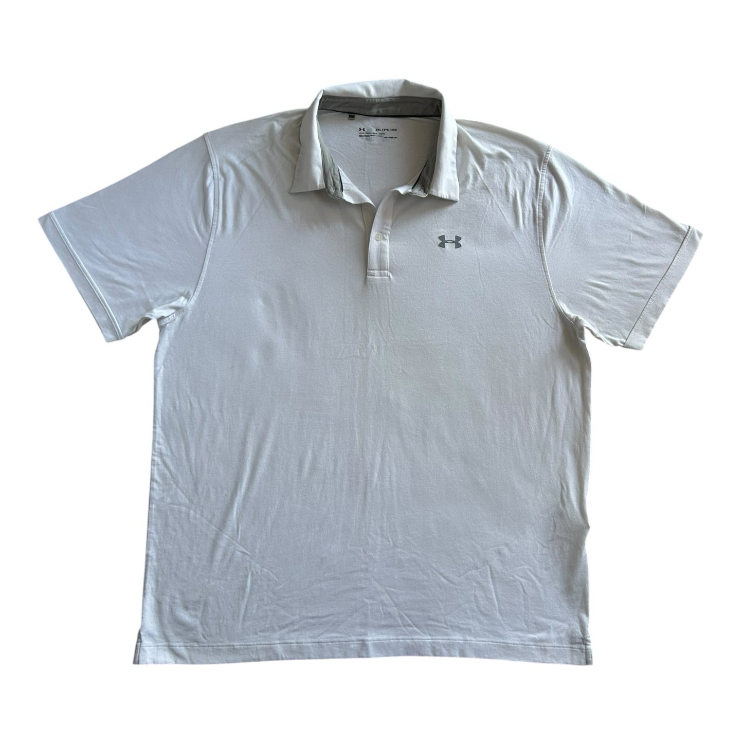 XXL Under Armour White Polo Shirt