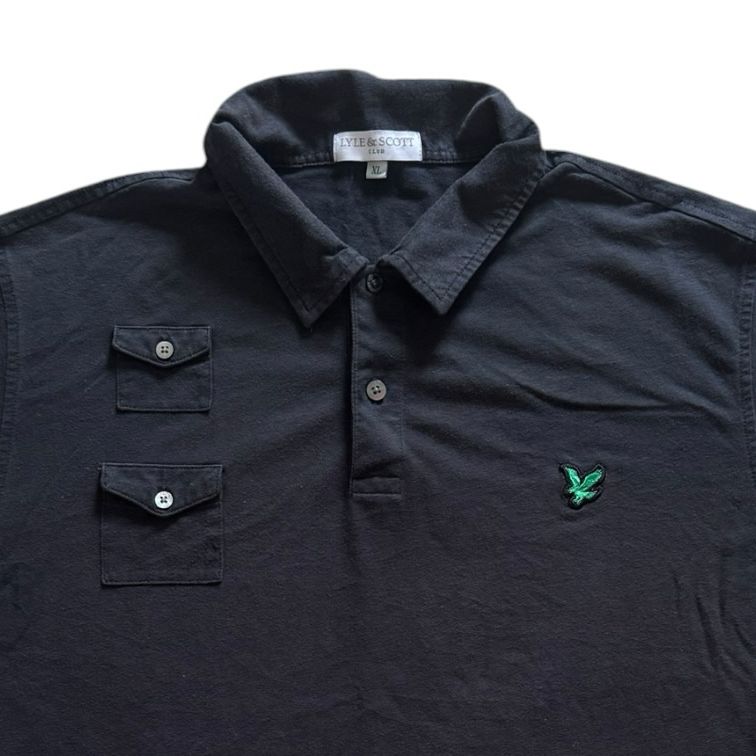 Extra large Lyle & Scott Black Polo Shirt