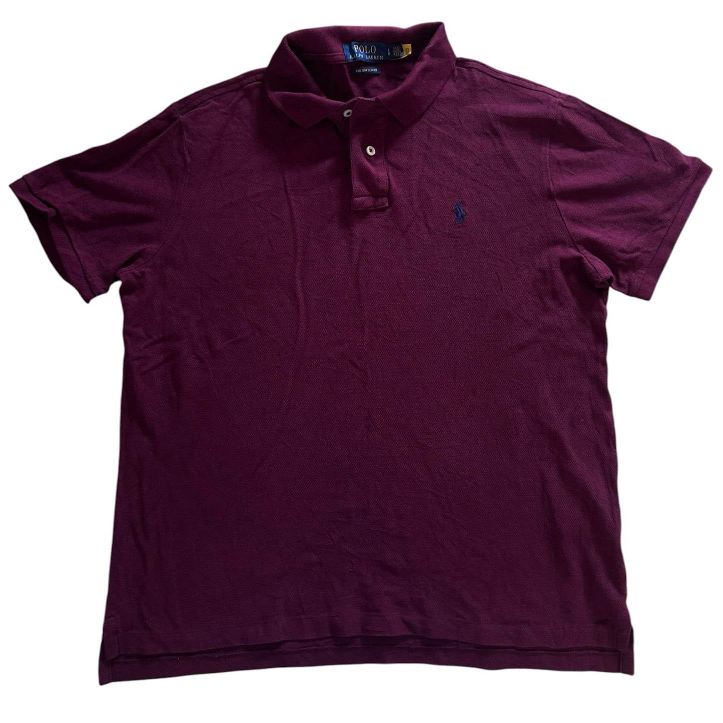 Large Ralph Lauren Burgundy Polo Shirt