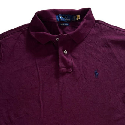 Large Ralph Lauren Burgundy Polo Shirt
