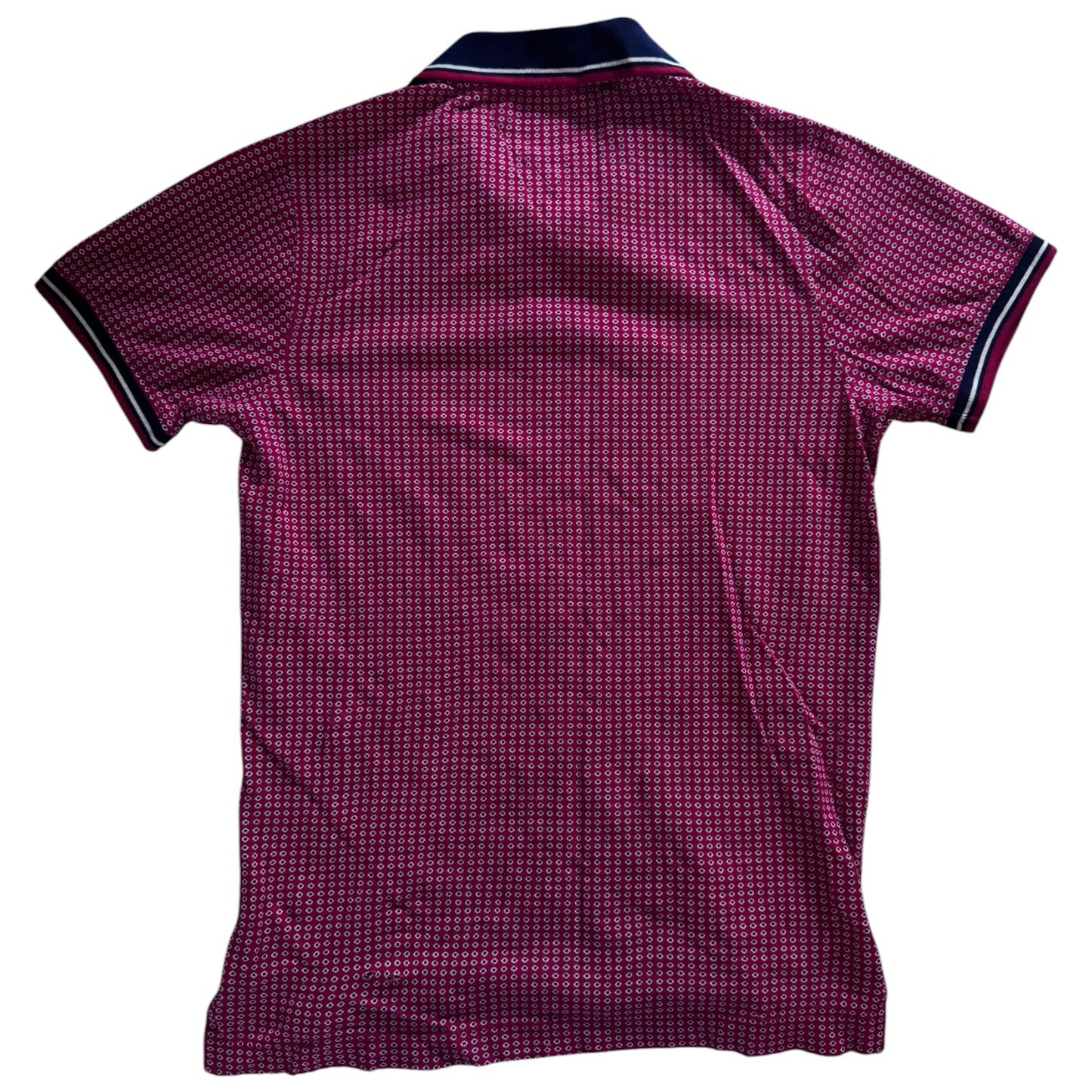 Small Tommy Hilfiger Red Patterned Polo Shirt