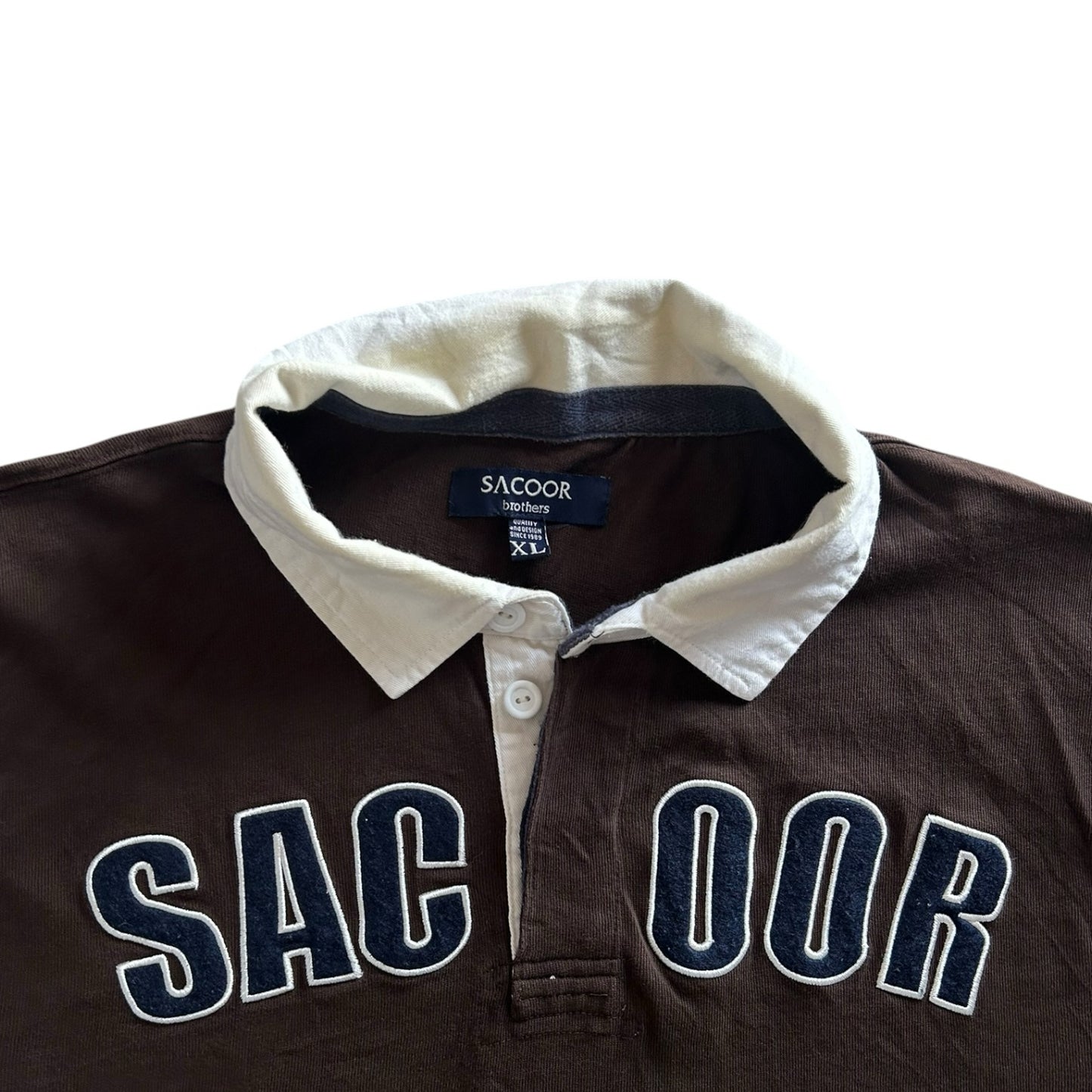 Extra large Saccoor Brown Rugby Shirt
