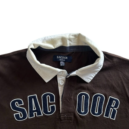 Extra large Saccoor Brown Rugby Shirt