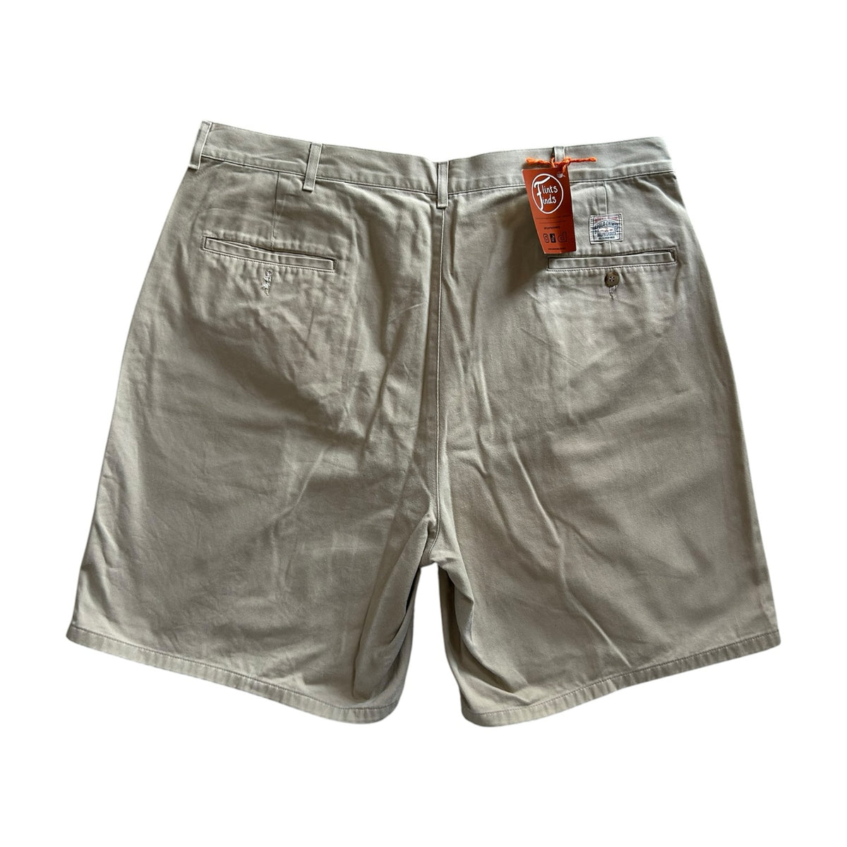 40" Ralph Lauren Beige Pleated Shorts