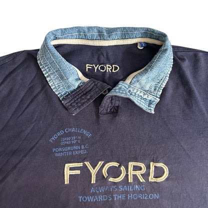 Extra large Fyord Navy Rugby Shirt