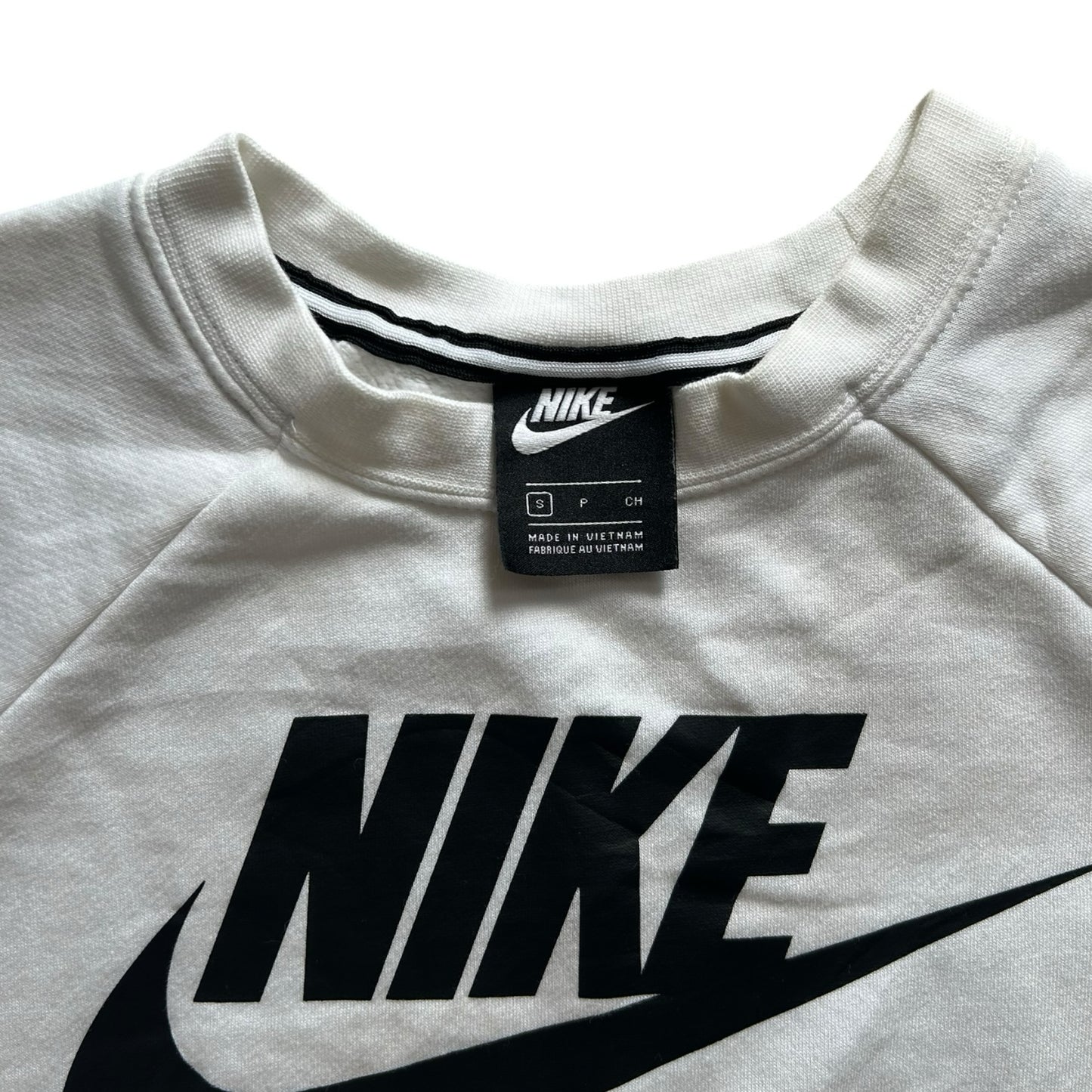 Small Nike White Sweatshirt