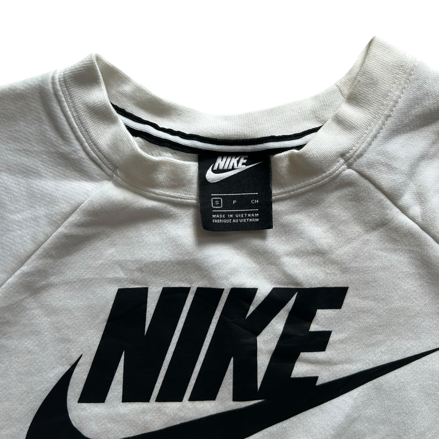 Small Nike White Sweatshirt