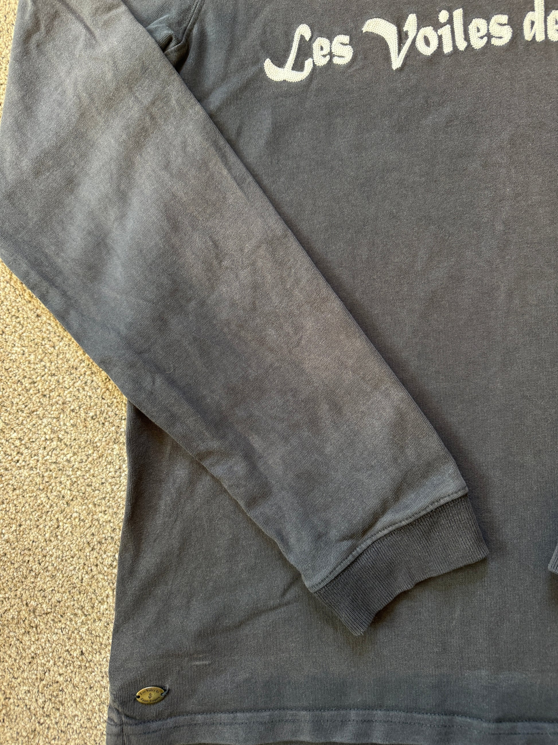 Extra large Kappa Dark Grey St-Tropez Rugby Shirt