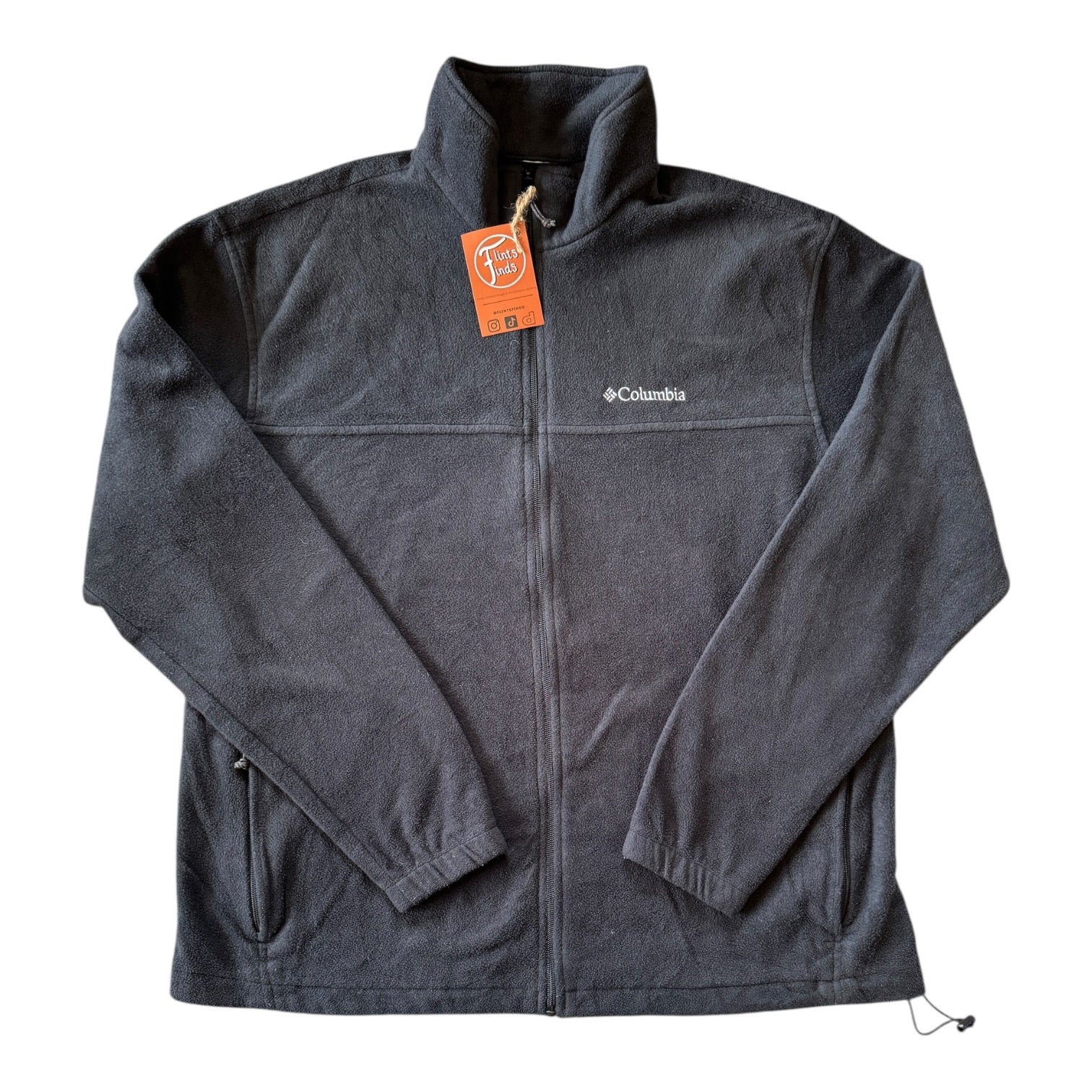XXL Columbia Black Full Zip Fleece