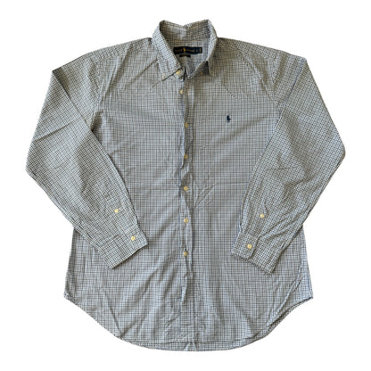 Large Ralph Lauren Blue Check Shirt