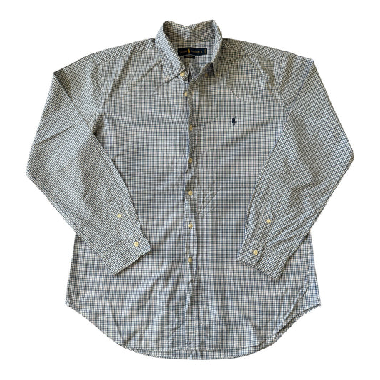 Large Ralph Lauren Blue Check Shirt