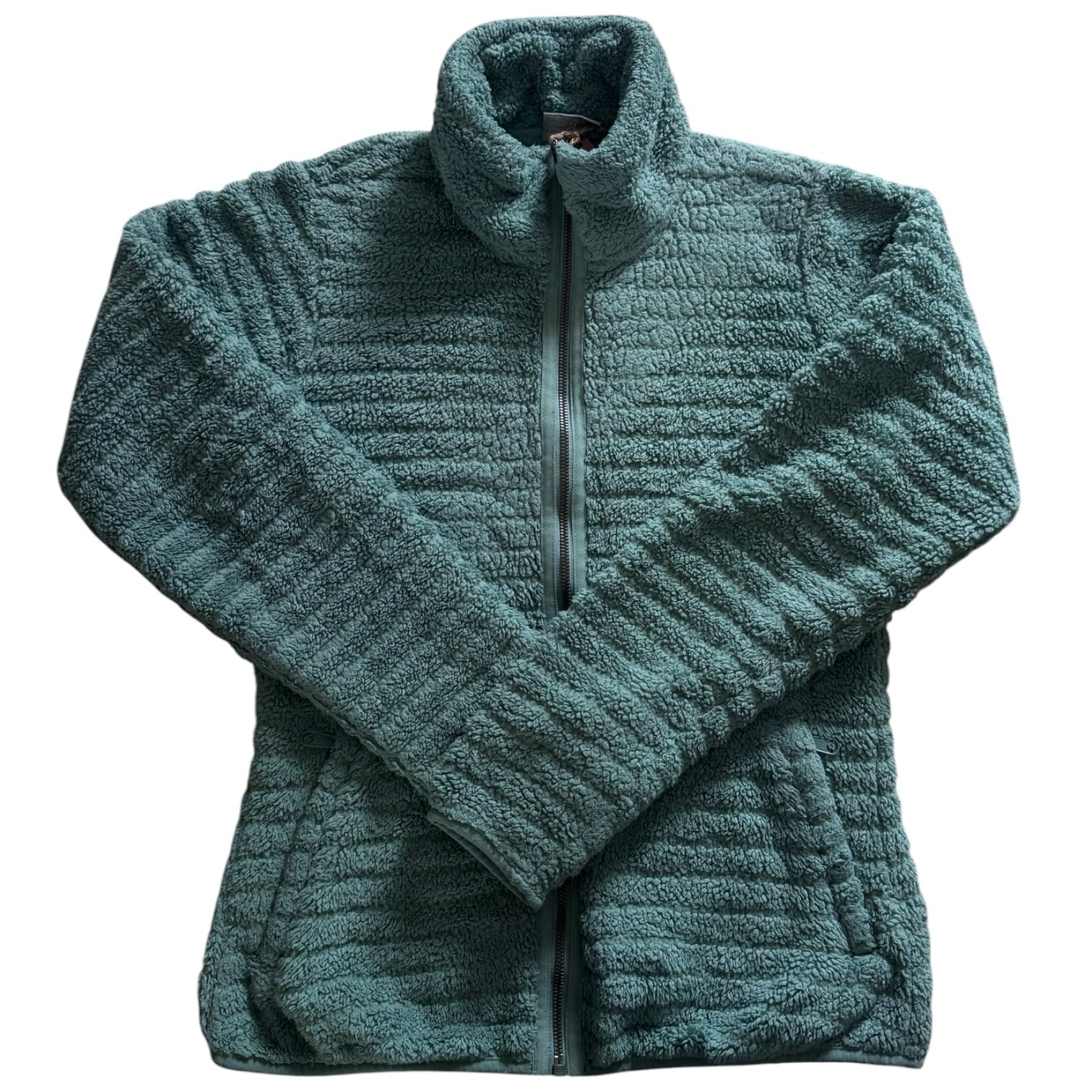 Woman's Small Columbia Green Fluffy Fleece