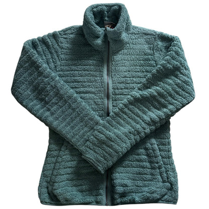 Woman's Small Columbia Green Fluffy Fleece
