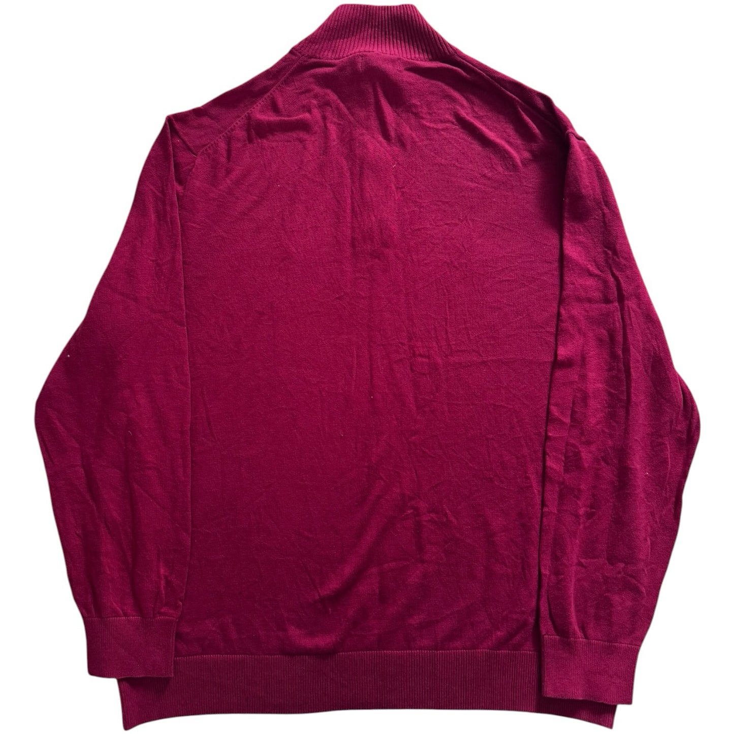 XXL Nautica Burgundy Red 1/4 Zip Jumper