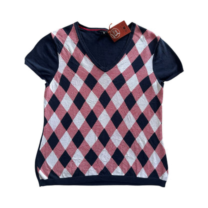 Woman's Extra large Tommy Hilfiger Navy, Red and White Jumper T-Shirt
