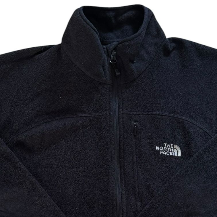 Woman's Large The North Face Black Full Zip Fleece