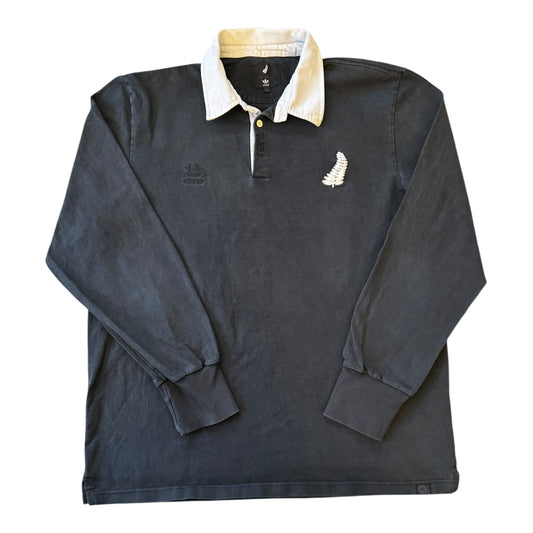 Oversized XXL Adidas New Zealand All Blacks Rugby Shirt