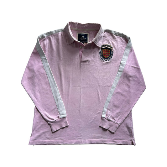 Large Sacoor Pink Rugby Shirt