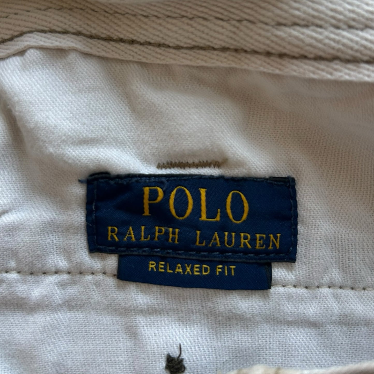 42" Ralph Lauren Beige Relaxed Fit Chino Shorts