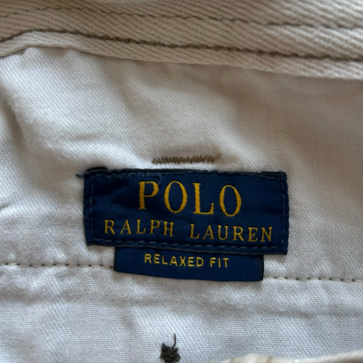 42" Ralph Lauren Beige Relaxed Fit Chino Shorts