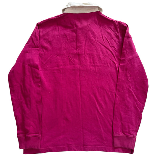 Small Quebramar Reddy Pink Sailing Rugby Shirt