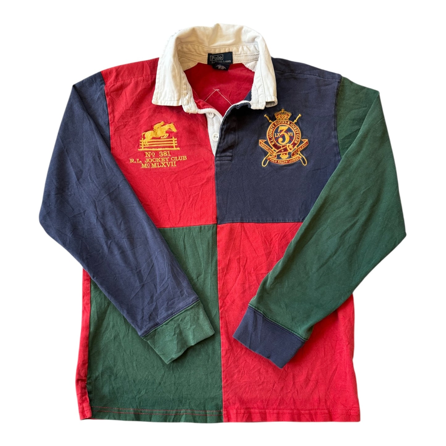 Aged 14-16 Ralph Lauren Jockey Club Rugby Shirt
