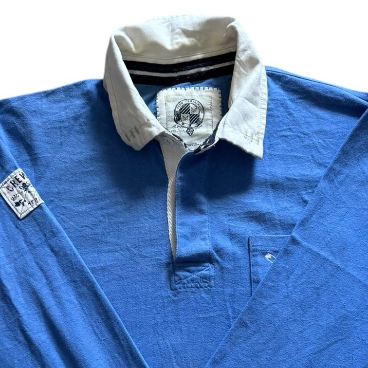 XXL Blue Crew Clothing Rugby Shirt