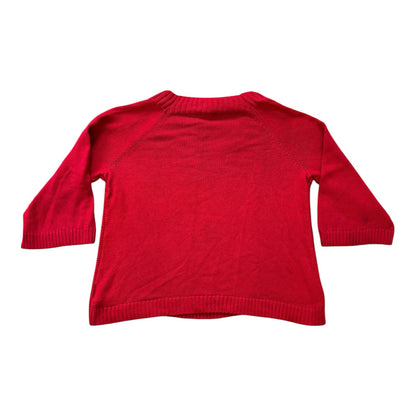 Woman's XXL Chaps Red Knitted Jumper
