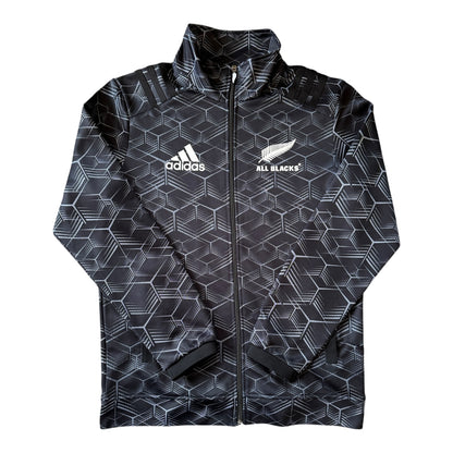 Small Adidas New Zealand All Blacks Track Jacket - Repaired