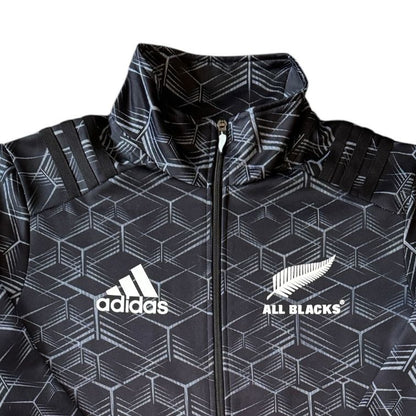 Small Adidas New Zealand All Blacks Track Jacket - Repaired