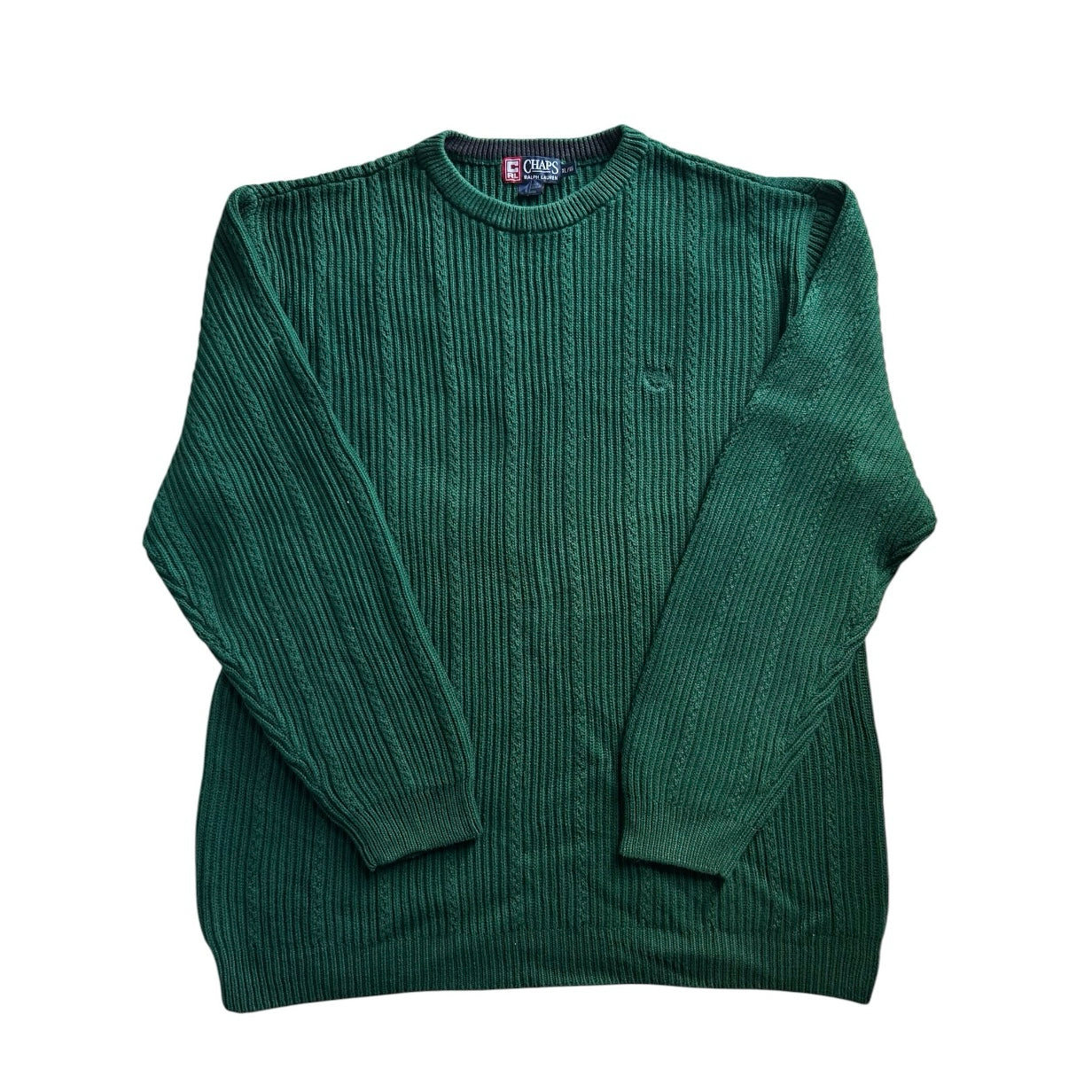 Extra large Chaps Green Knitted Jumper
