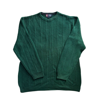 Extra large Chaps Green Knitted Jumper