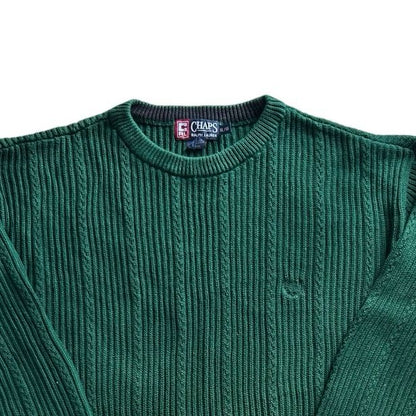 Extra large Chaps Green Knitted Jumper