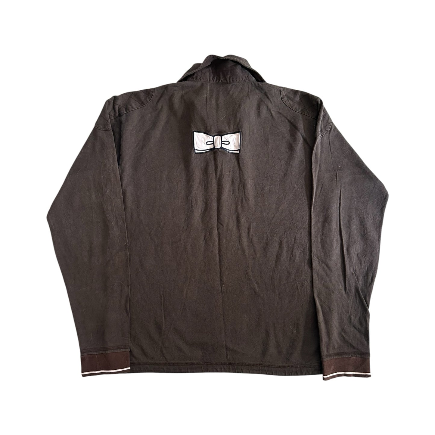 Large Eden Park Brown Rugby Shirt