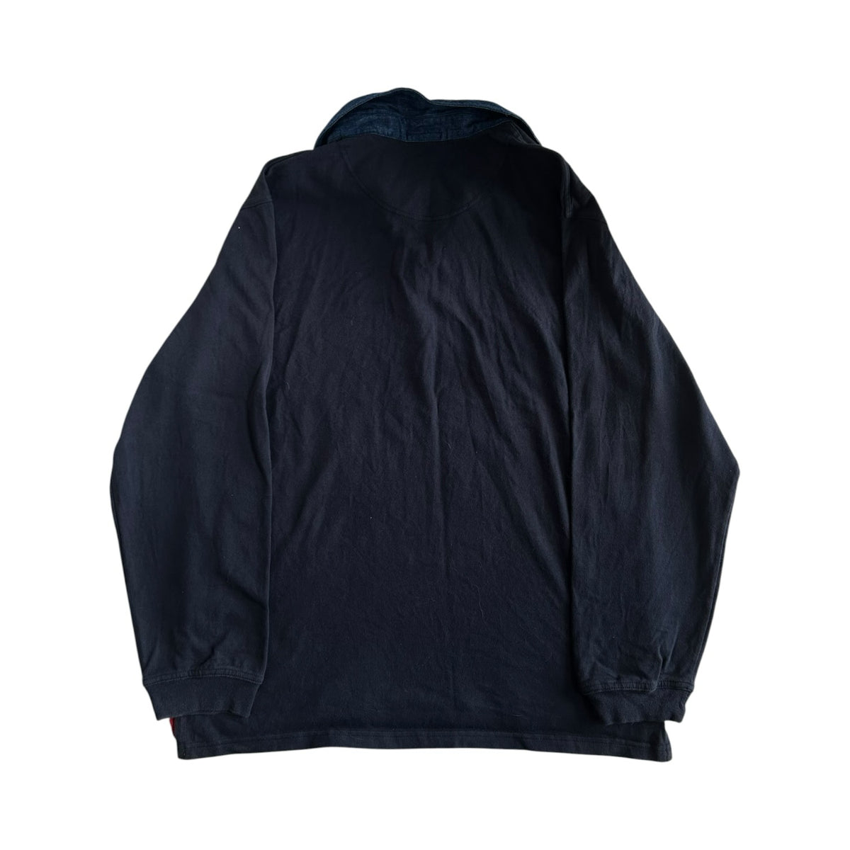 Large Throttleman Navy, Red and White Rugby Shirt