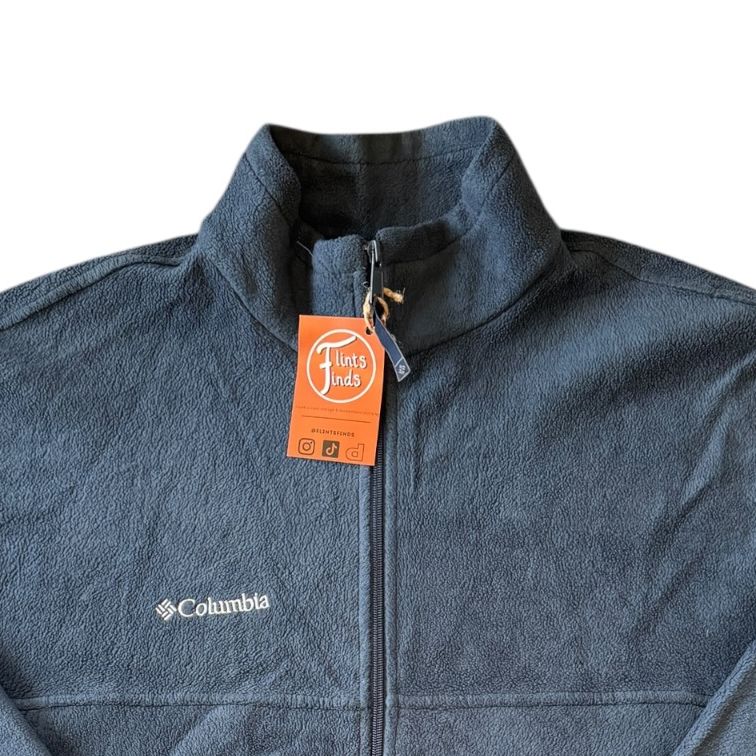 Extra large Columbia Blue Full Zip Fleece
