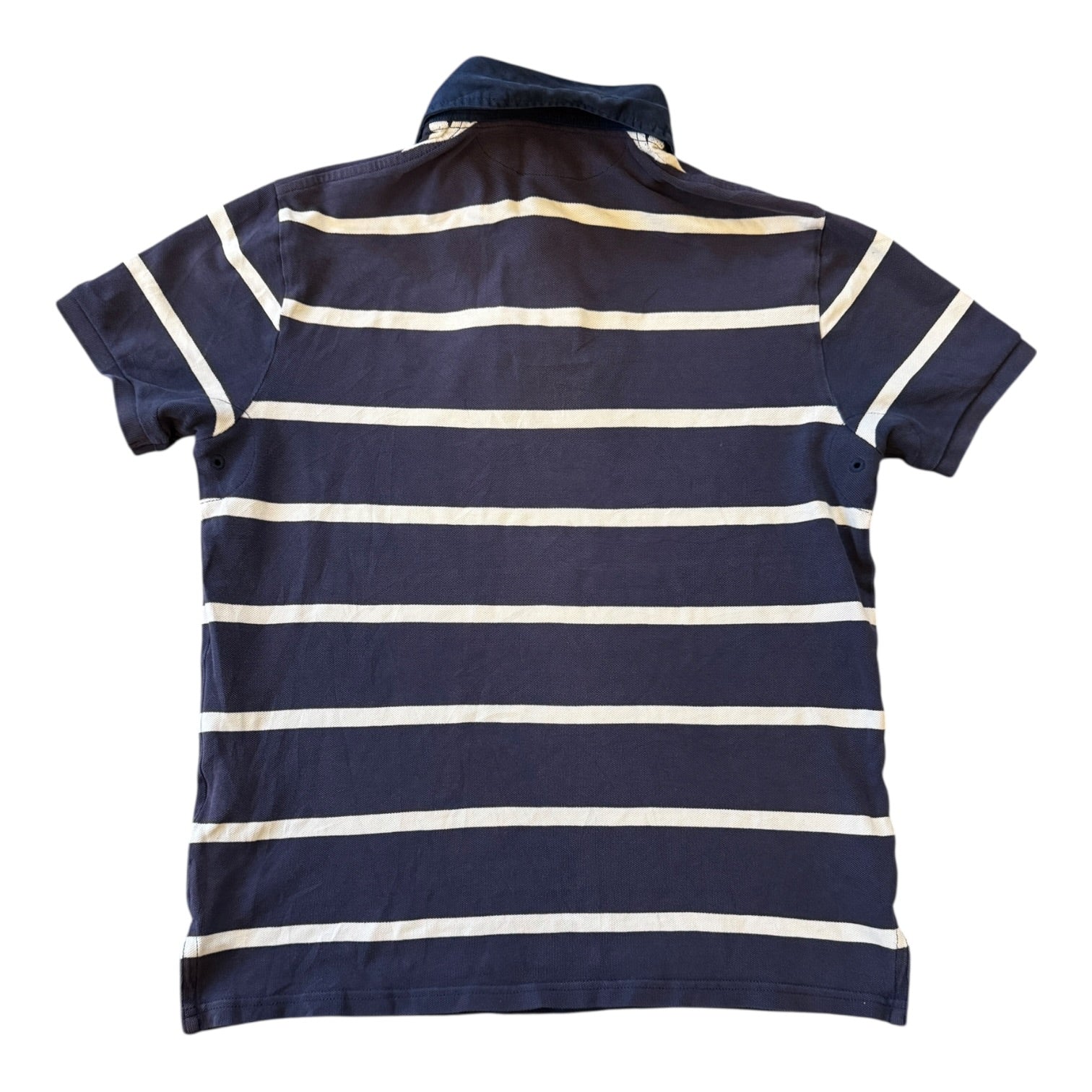 Medium Ralph Lauren Navy and White Polo Shirt