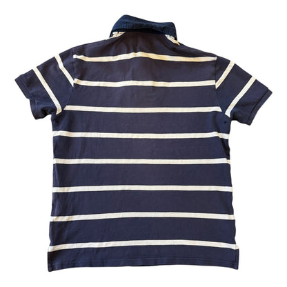 Medium Ralph Lauren Navy and White Polo Shirt
