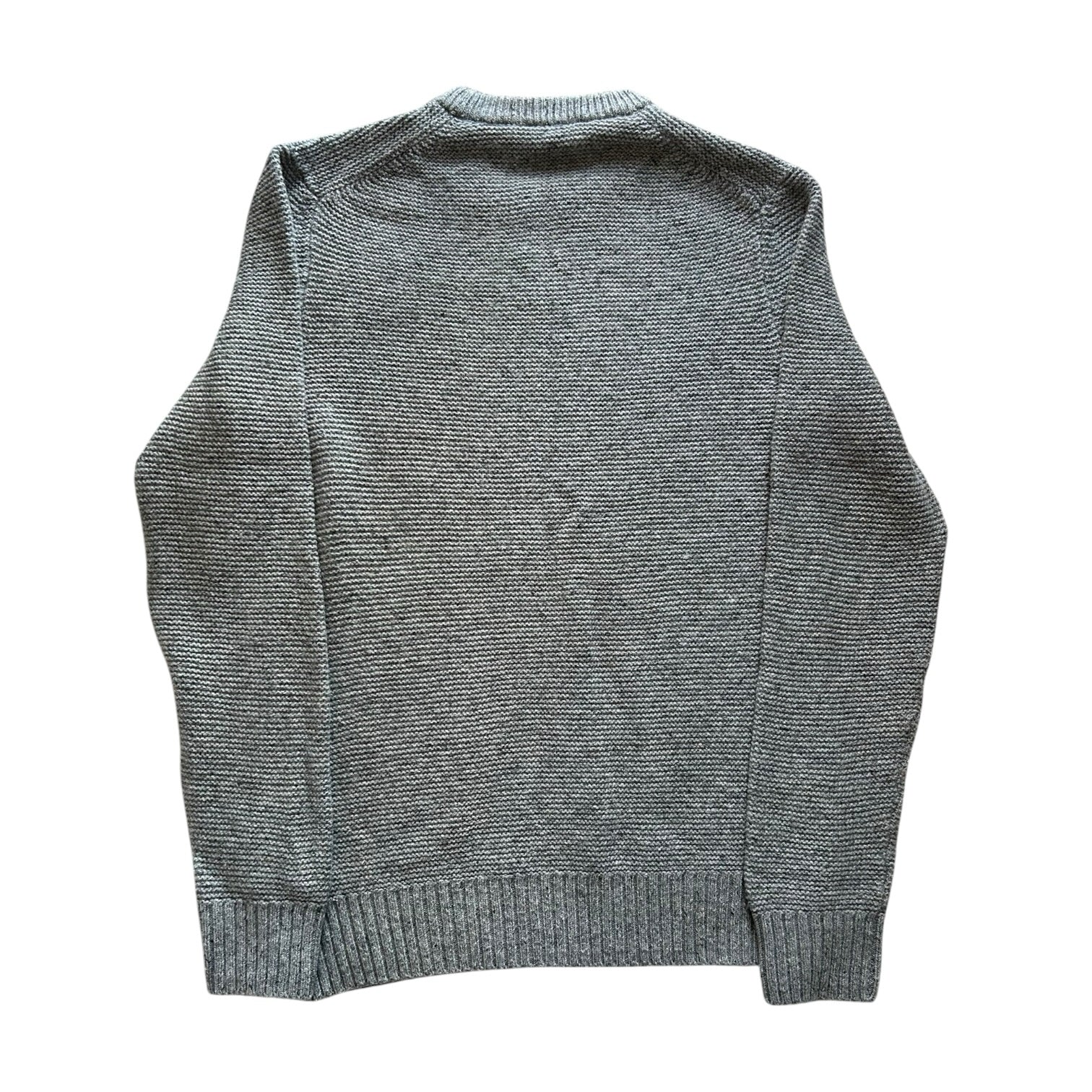 Small Gap Grey Knitted Crewneck Jumper