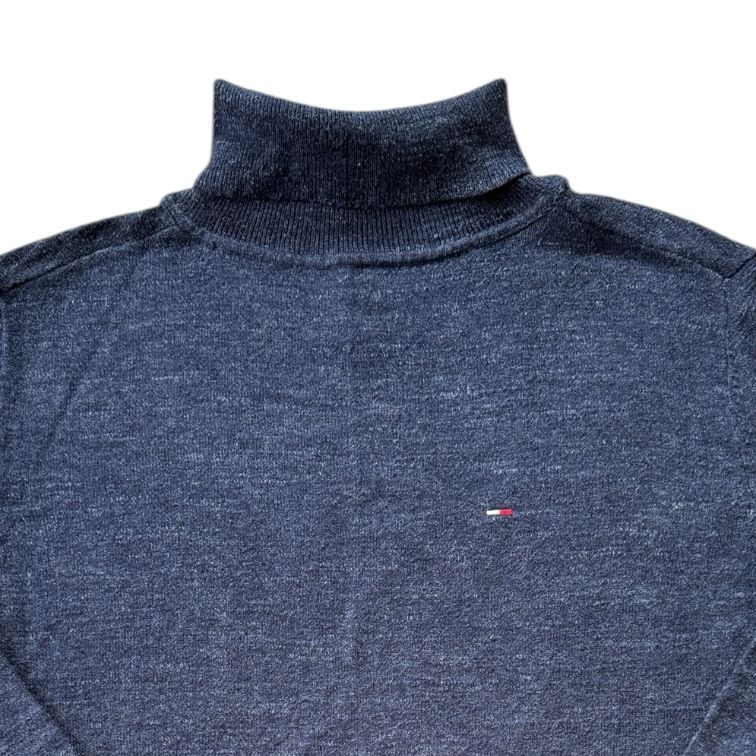 Small Tommy Hilfiger Navy Turtle Neck Jumper