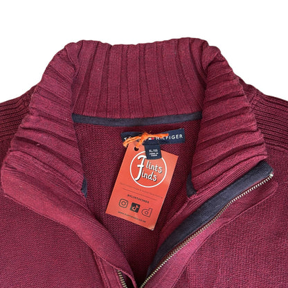 Extra large Tommy Hilfiger Burgundy Red 1/4 Zip