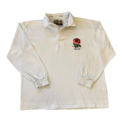 Large Cotton Traders White Rugby Shirts