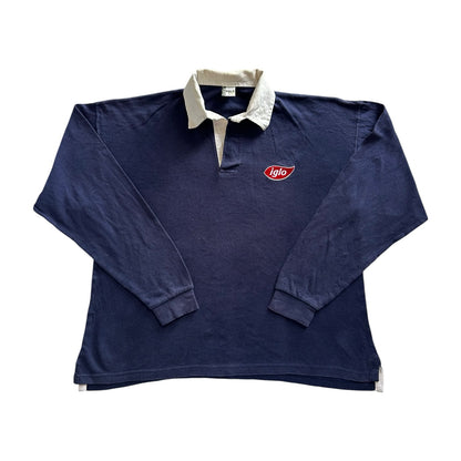 Large X-Fit Iglo Navy Rugby Shirt