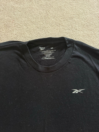 Medium Reebok Black Plain T-Shirt