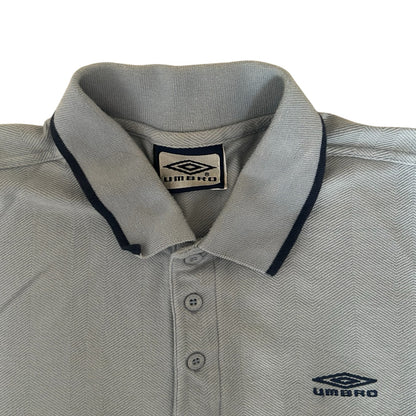 Large Umbro Light Blue Polo Shirt